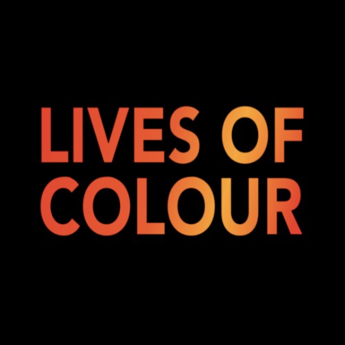 text reads 'lives of colour'