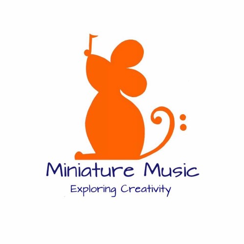 miniature music logo, text reads 'miniature music. exploring creativity'