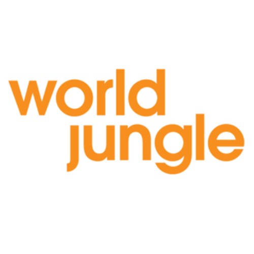 logo, text reads 'world jungle'