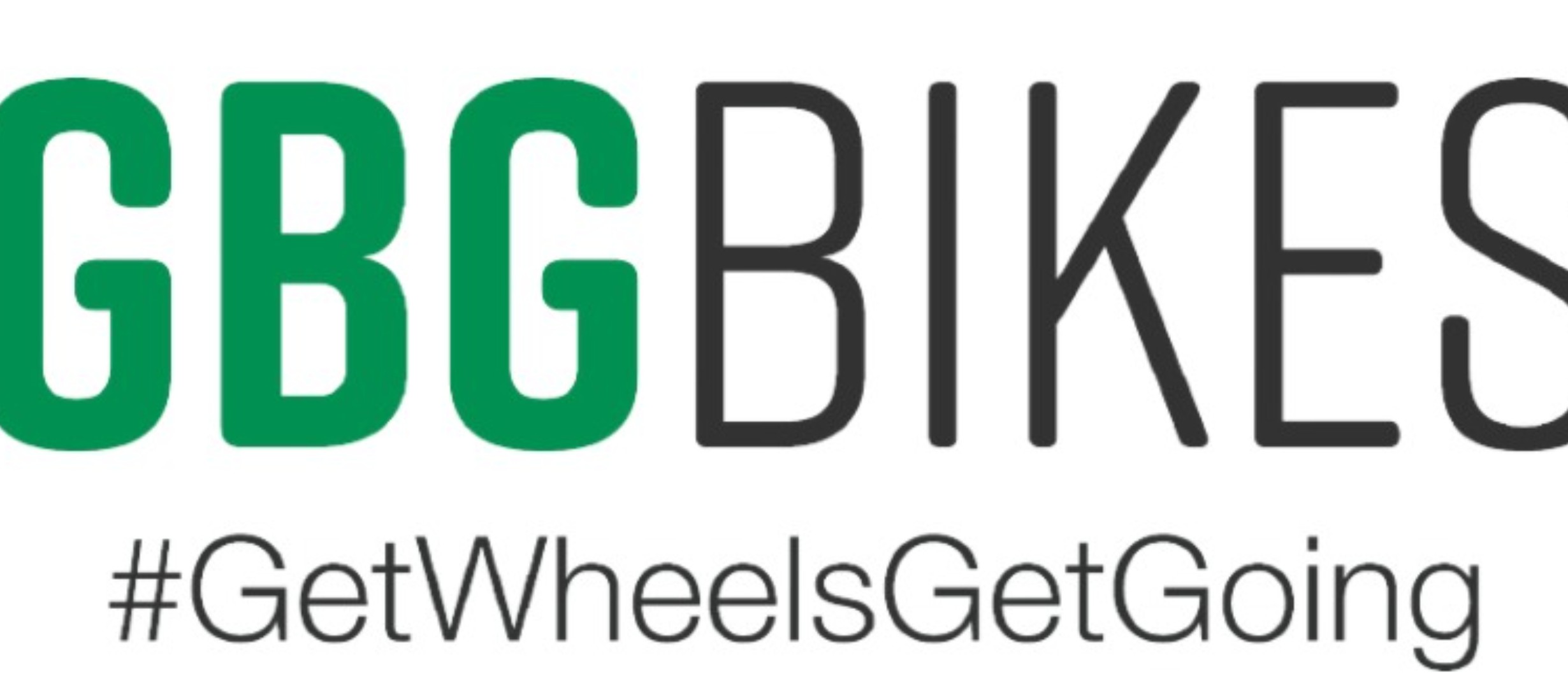 GBG Bikes logo and slogan