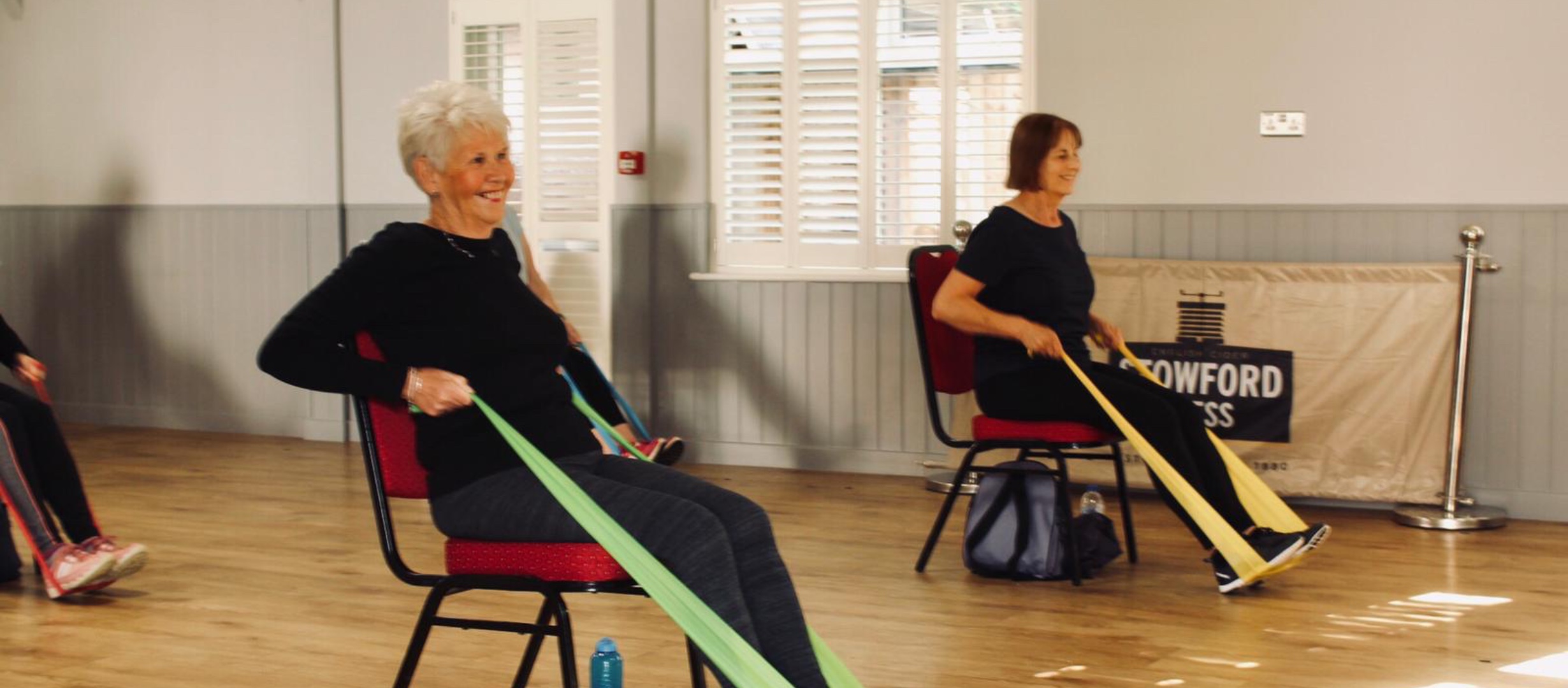 Seated exercise class