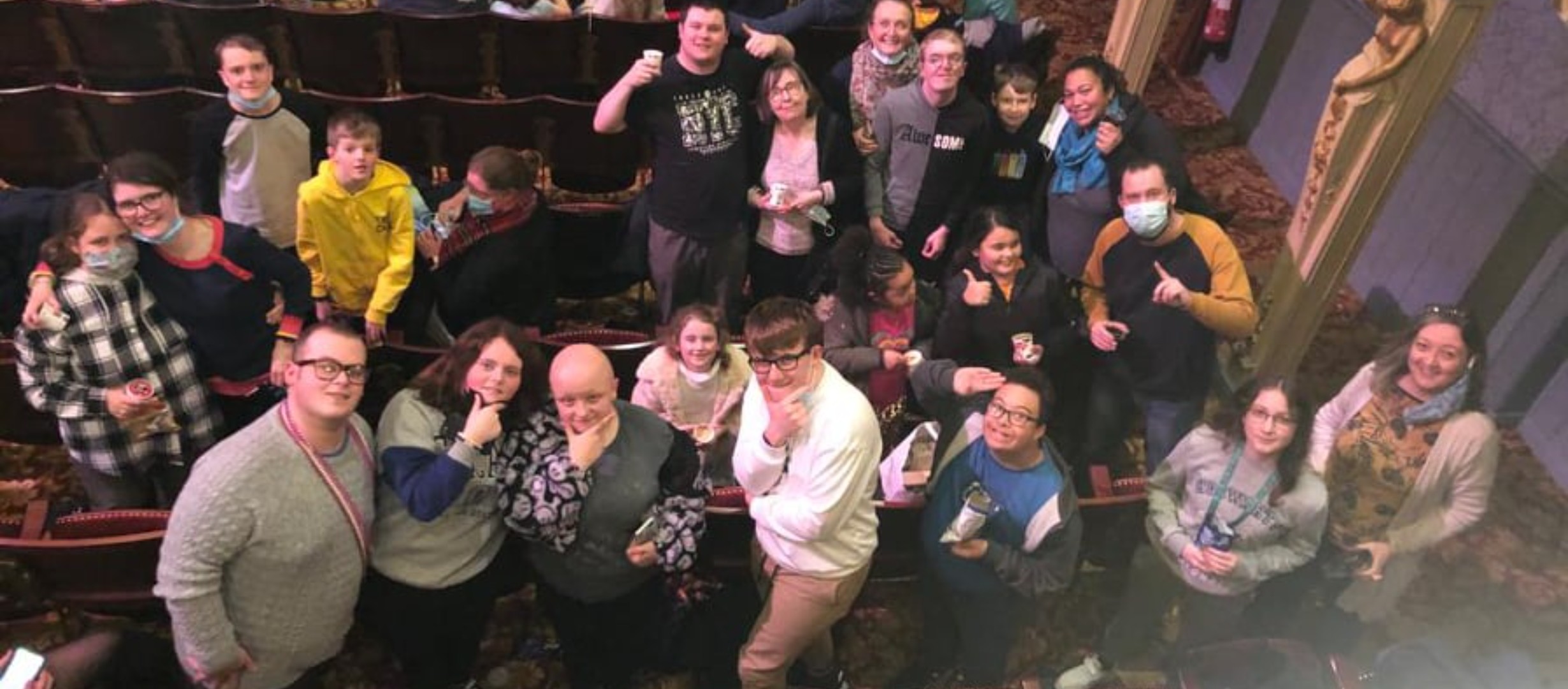 twocan youth theatre members at the everyman