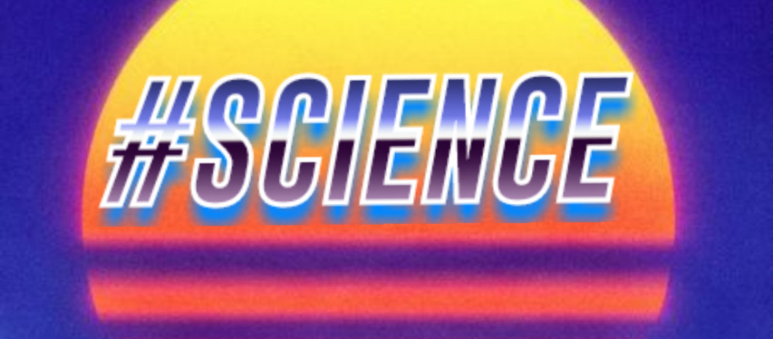 image depicting sunrise/sunset with the word '#science' over it