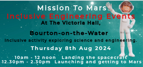 Benner for Bourton inclusive engineering event on Thursday 8th August 2024