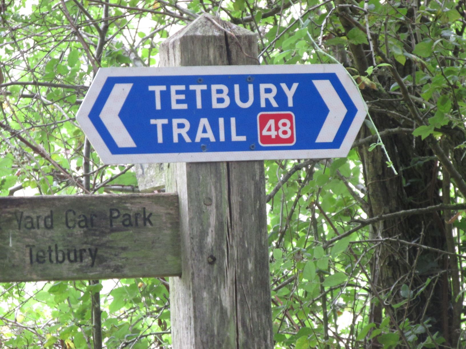 Tetbury Trail sign