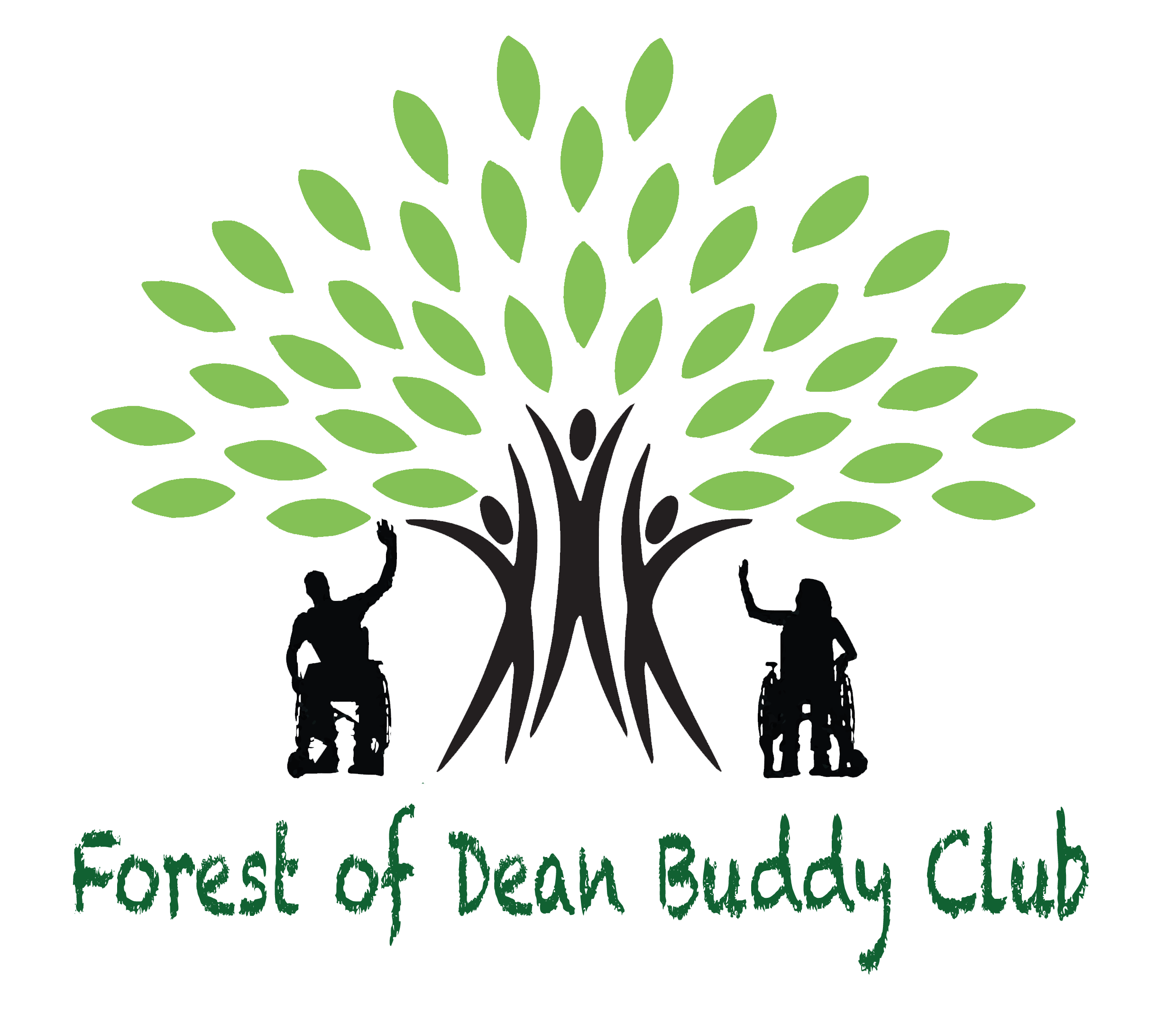 Logo of Buddy club Tree with wheelchairs