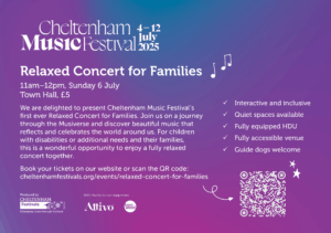 This flyer gives a brief description of the concert and how to book tickets.